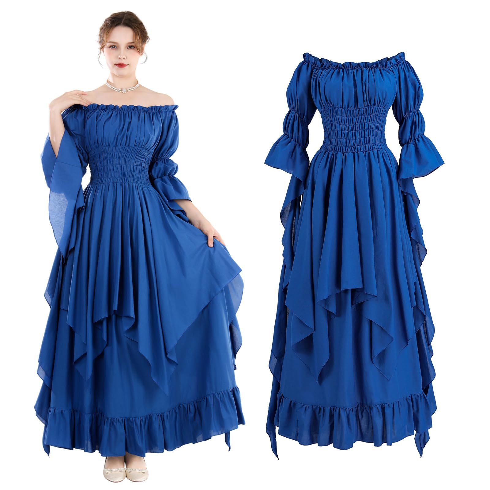 Halloween costume, medieval Renaissance retro dress