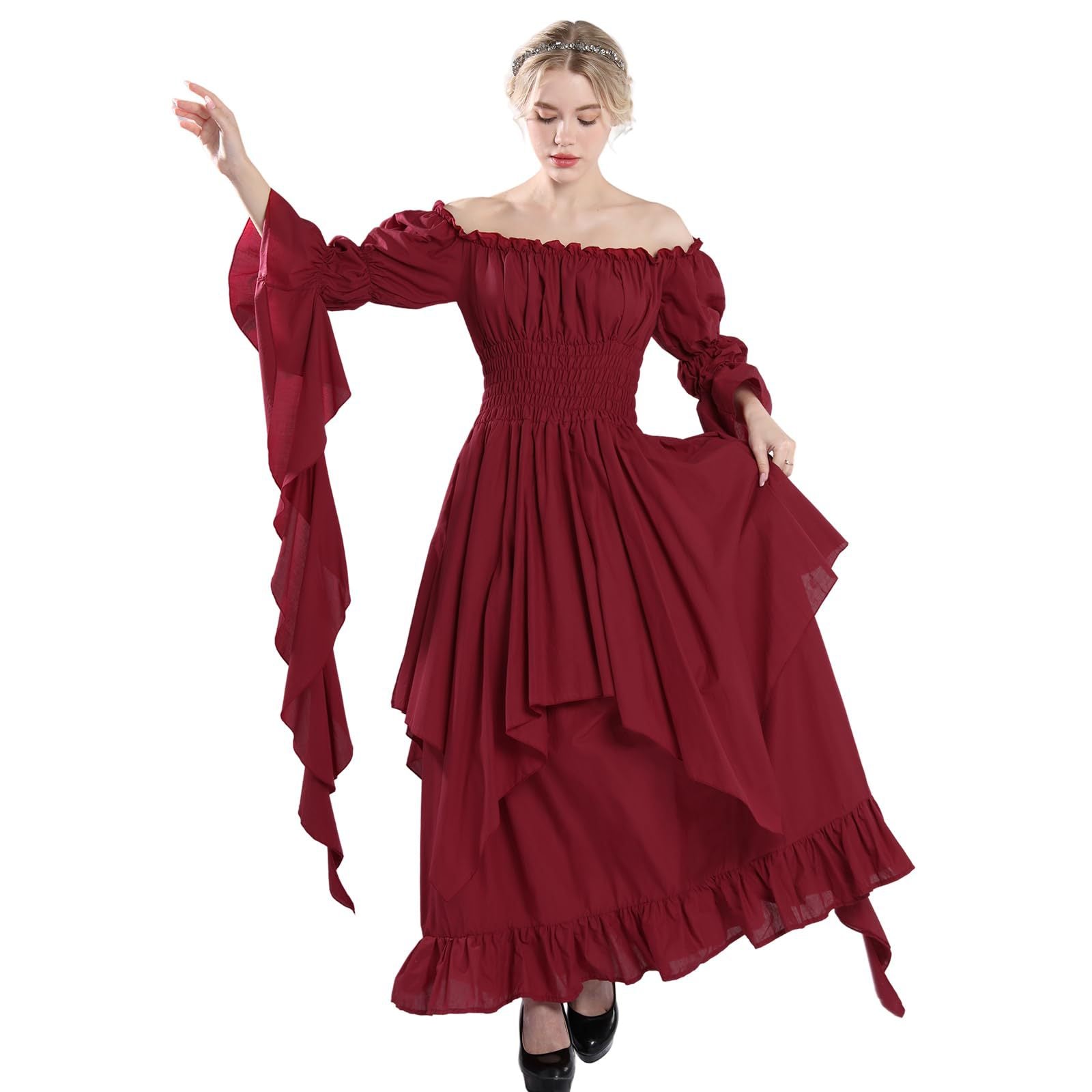 Halloween costume, medieval Renaissance retro dress