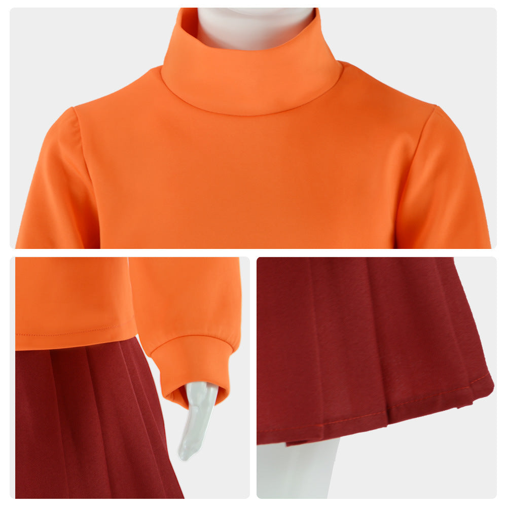 Scooby Doo Velma cosplay costume Halloween costume