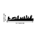 Indoor wall decoration migration mountain climbing wall hanging home wall decoration blank wall metal crafts