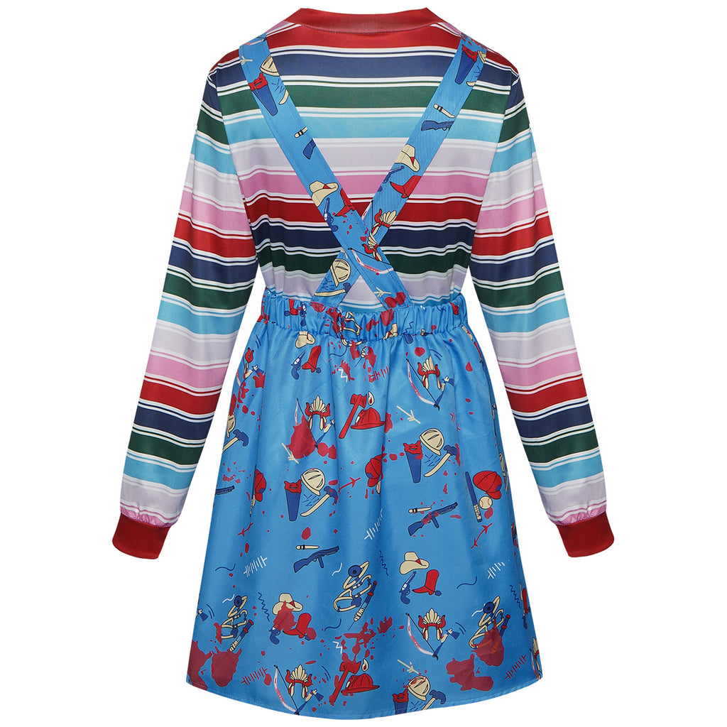 Halloween Chucky Cosplay Dress for Women