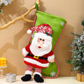 Christmas Decorations Cartoon Color 3D Santa Claus Long Legs Christmas Socks Christmas Gift Bag Pendant