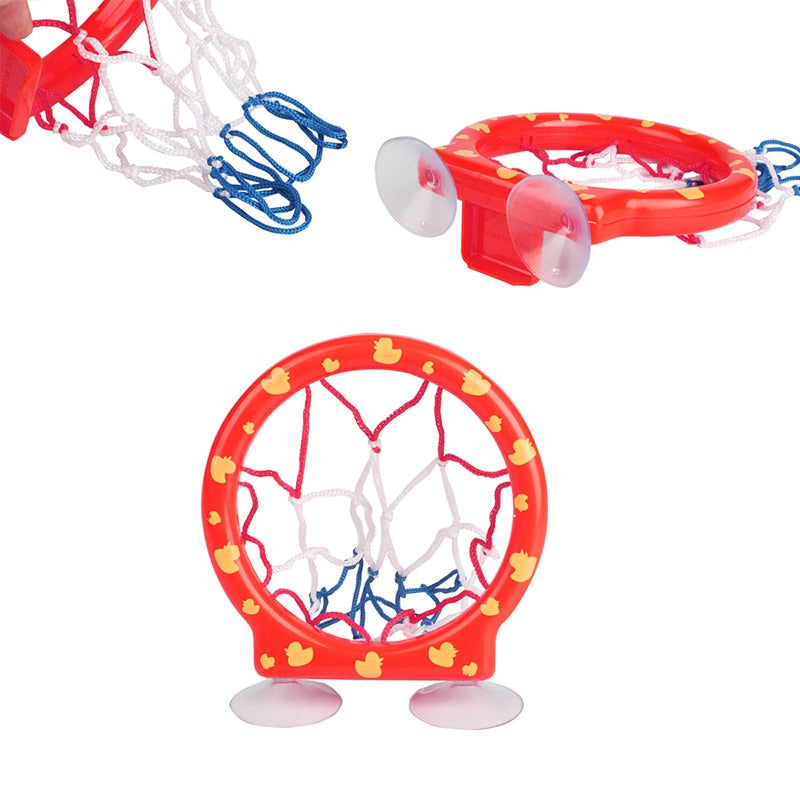 Bathroom Toddler Boy Water Toys Bathtub Shooting Basketball Hoop with 3 Balls Baby Bath Toy Kids Outdoor Play Set
