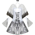 Halloween costume zombie black angel cosplay