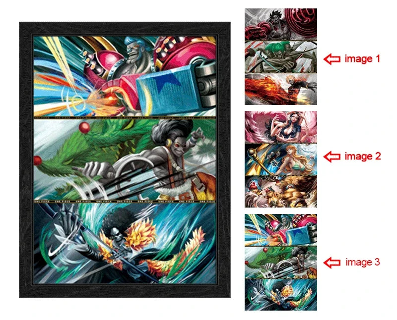 Anime Naruto Poster Sasuke/Itachi/Madara 3D Moving Poster Wall Art Birthday Gift 3D Lenticular Poster Wall Art Home Decor