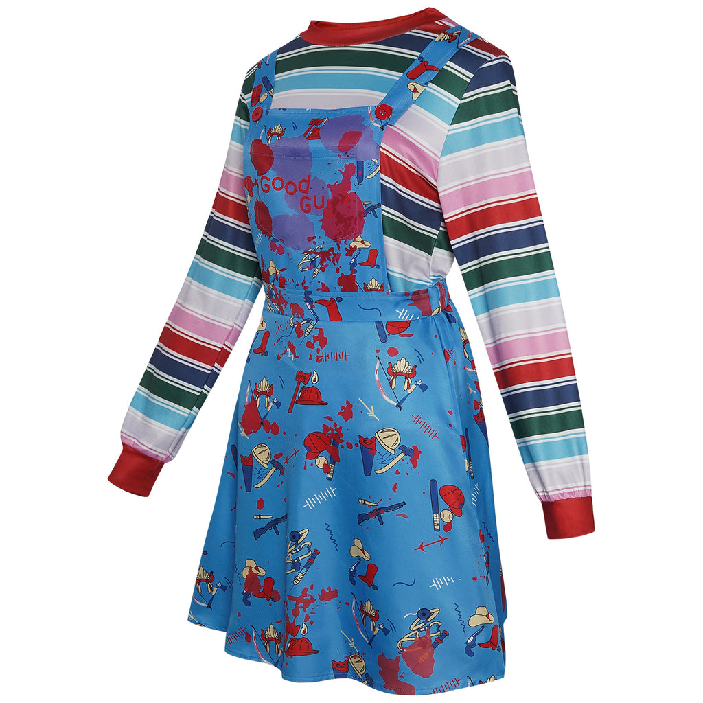 Halloween Chucky Cosplay Dress for Women