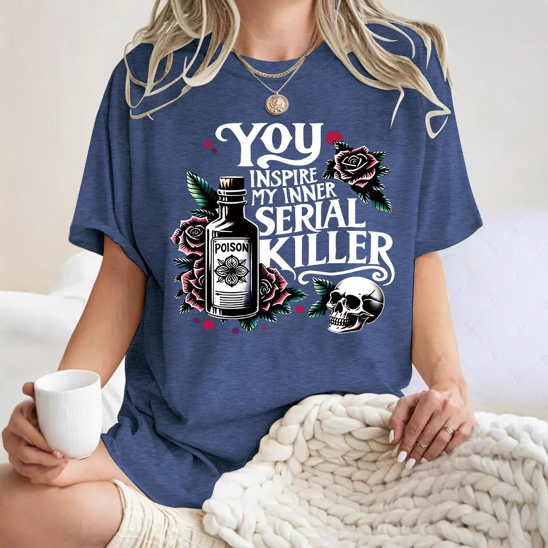T-shirt Halloween letters and wizard hat