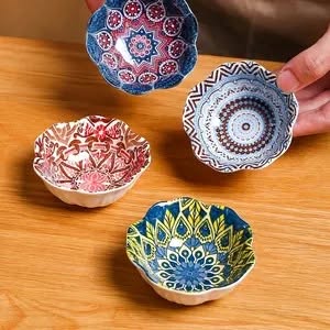 Bohemian-Style Mini Ceramic Bowls