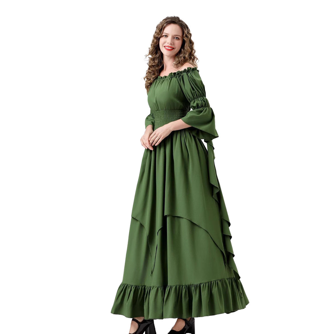 Halloween costume, medieval Renaissance retro dress