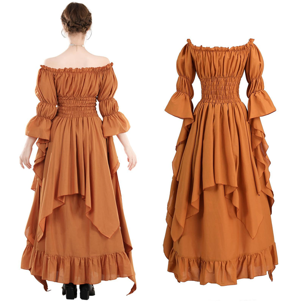 Halloween costume, medieval Renaissance retro dress