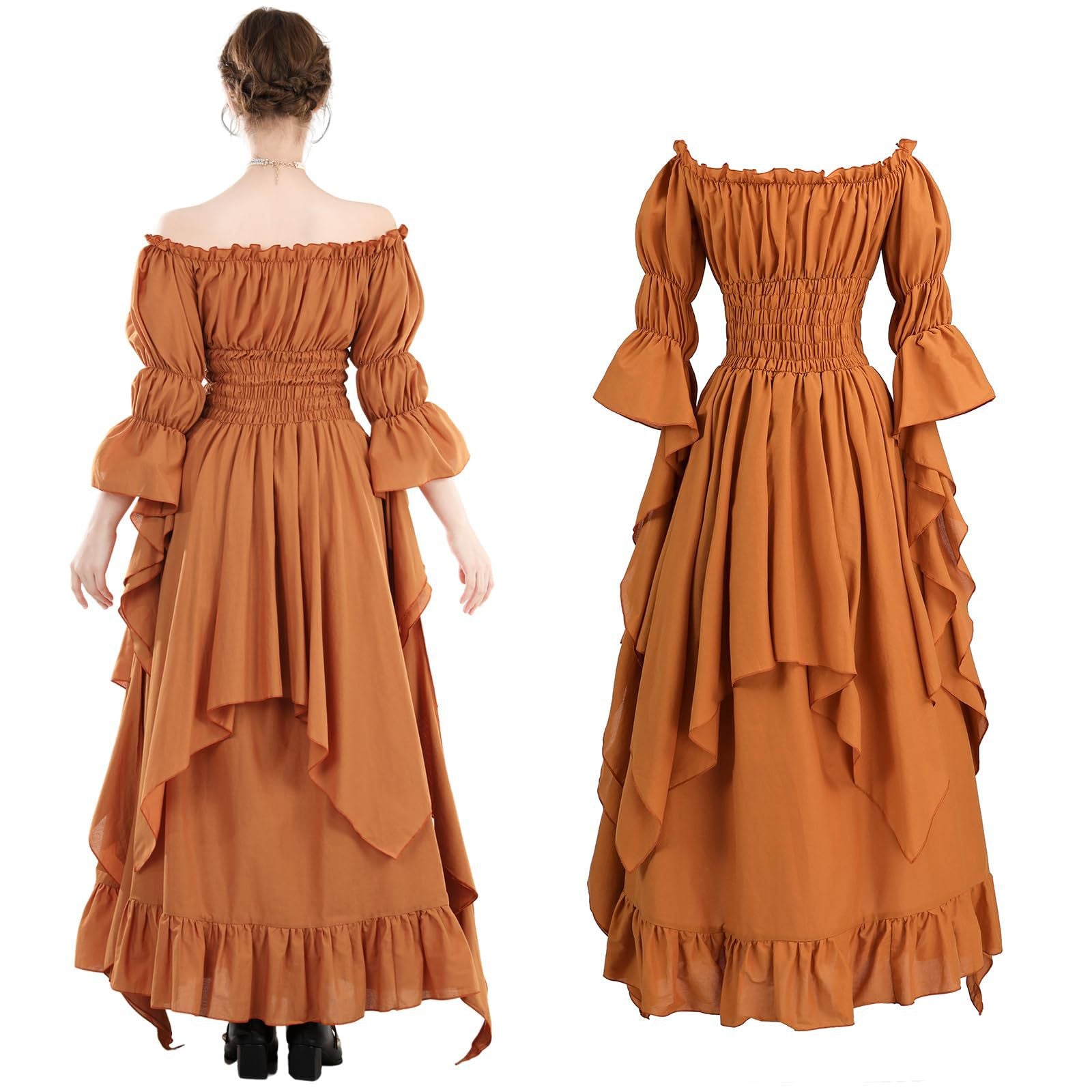 Halloween costume, medieval Renaissance retro dress
