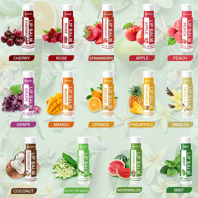 Lip Balm – 14 Flavors (Sold individually)