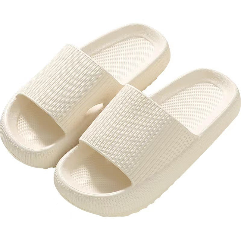 New Thick-Soled Slippers Women's Summer Indoor And Outdoor Anti-Slip Home Home Bathroom Bath Couple Men's Heightening Sandals And Slippers