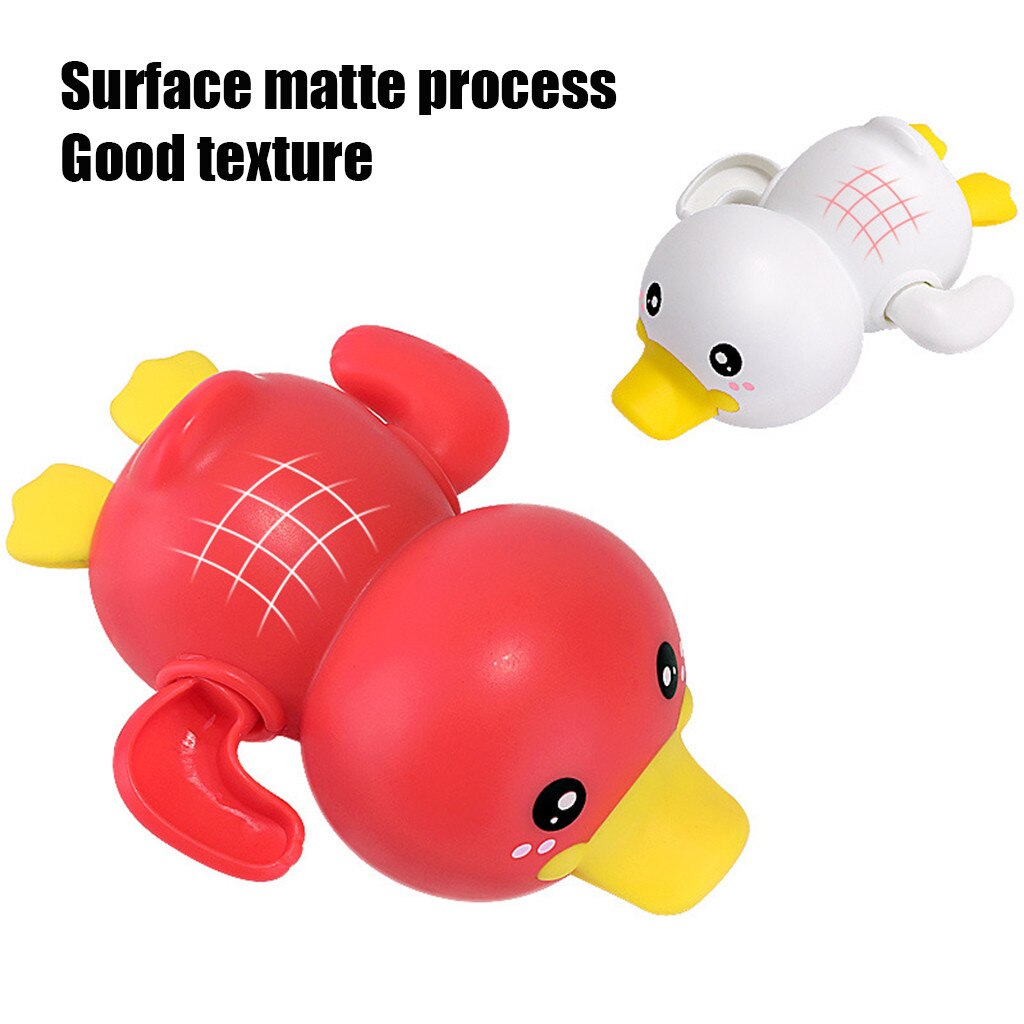 Summer2020 Bathroom Bath Shower Baby Clockwork Swimming Children Play Water Cute Little Yellow Duck Bathing Bathtub Toys For Kid