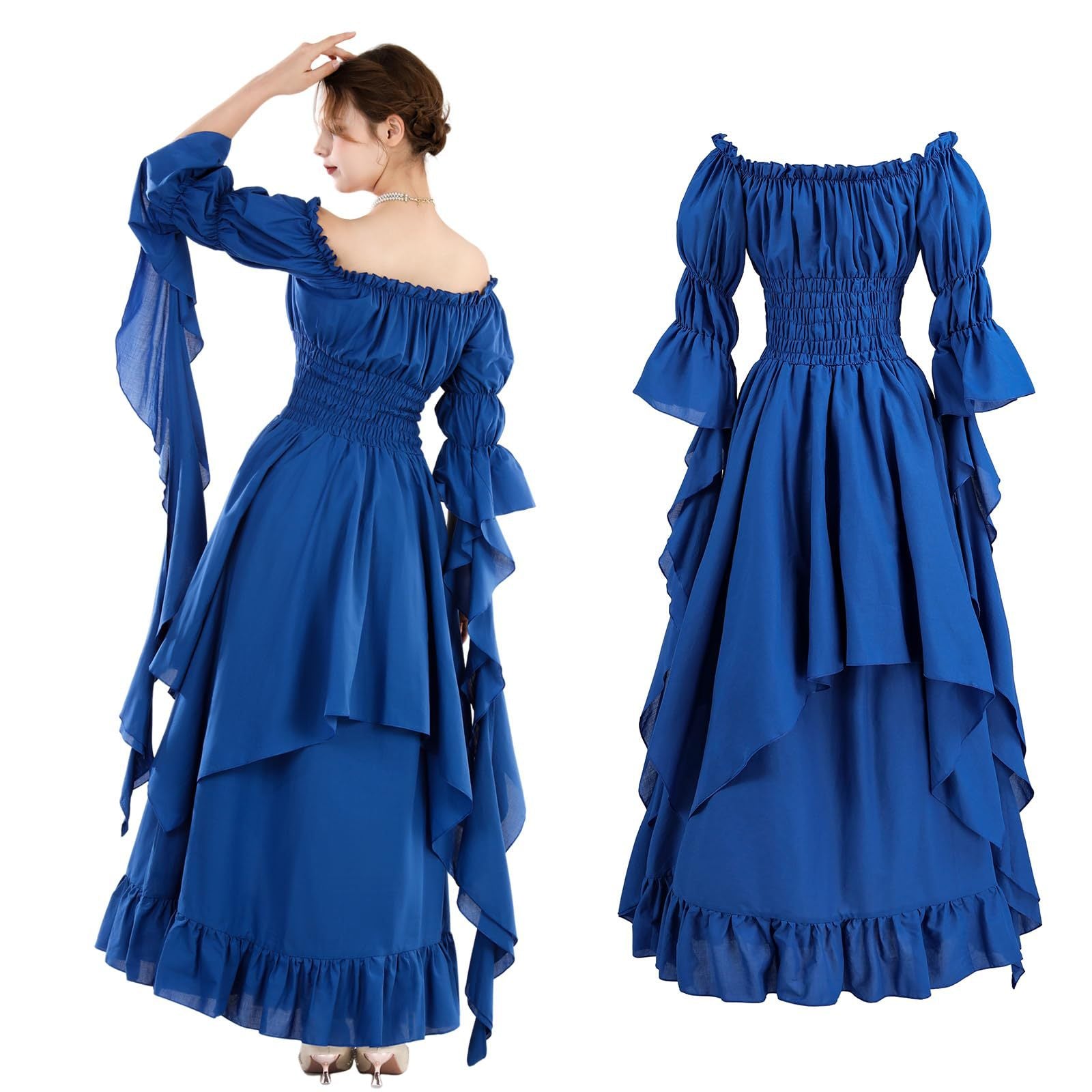 Halloween costume, medieval Renaissance retro dress