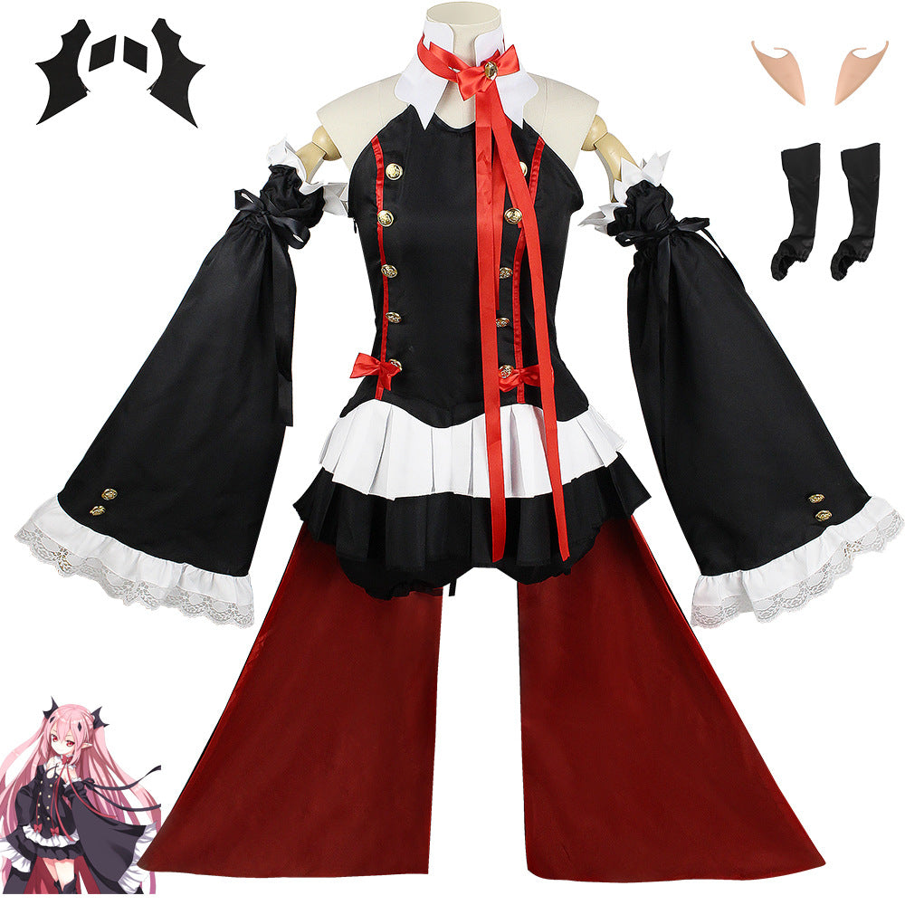 Women Halloween Vampire Costume Kurulu Cosplay Costume