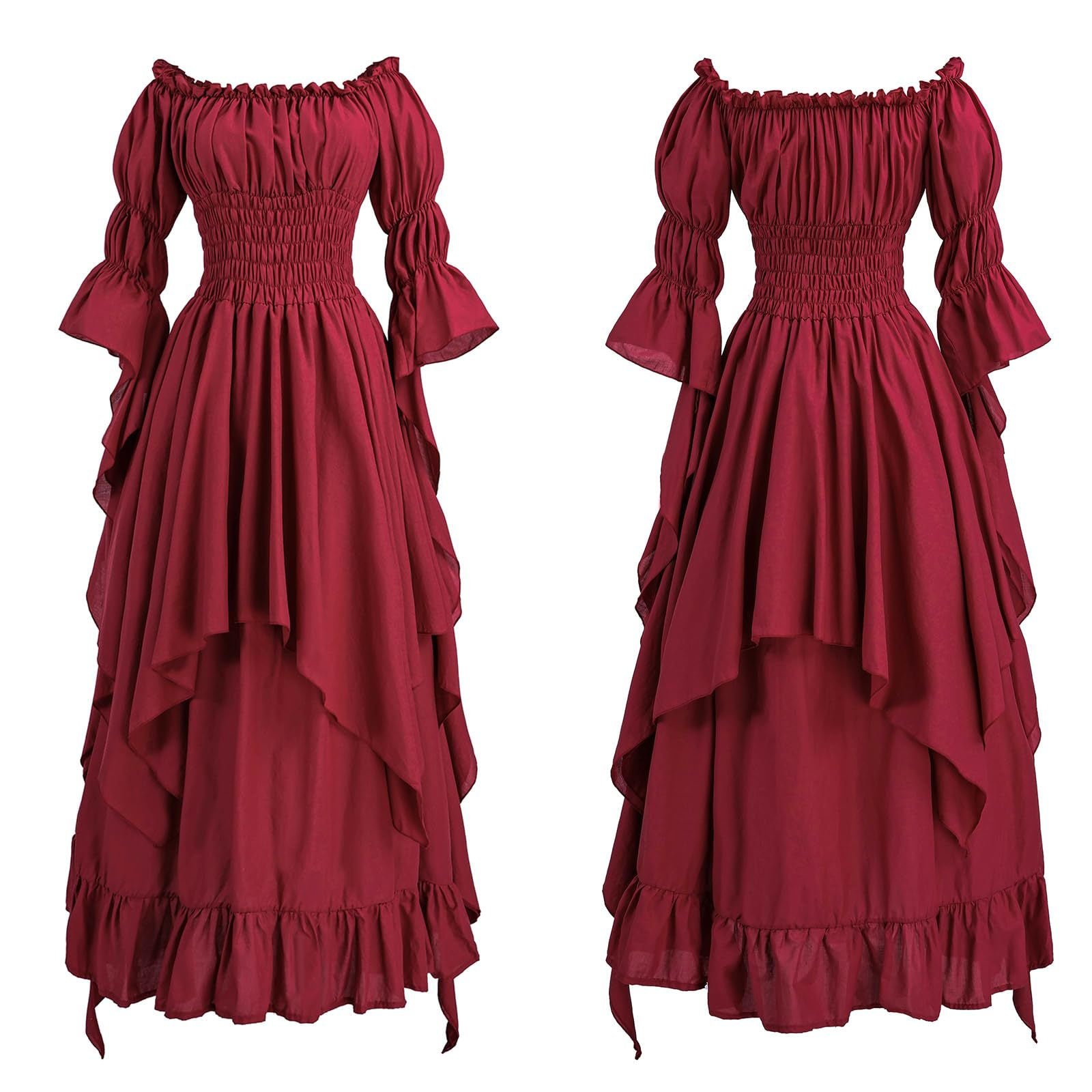 Halloween costume, medieval Renaissance retro dress