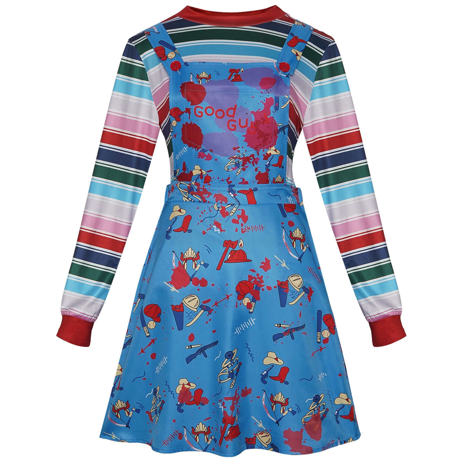 Halloween Chucky Cosplay Dress for Women