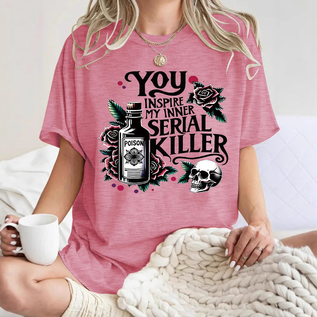 T-shirt Halloween letters and wizard hat
