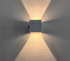 Solar outdoor waterproof wall lamp induction wall lamp external wall wiring free wall lamp balcony