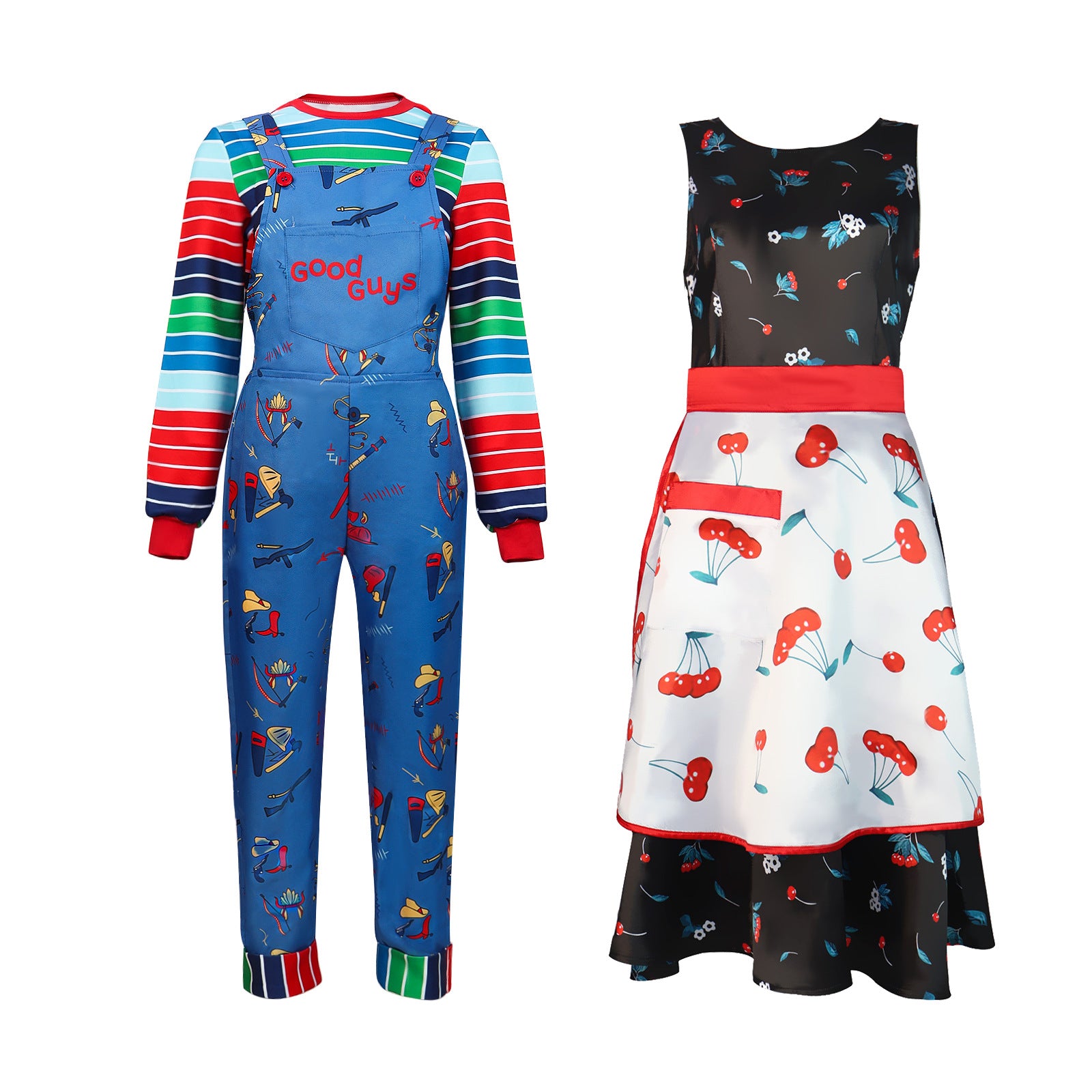 Halloween Chucky Cosplay Overalls Costume Child's Outfit