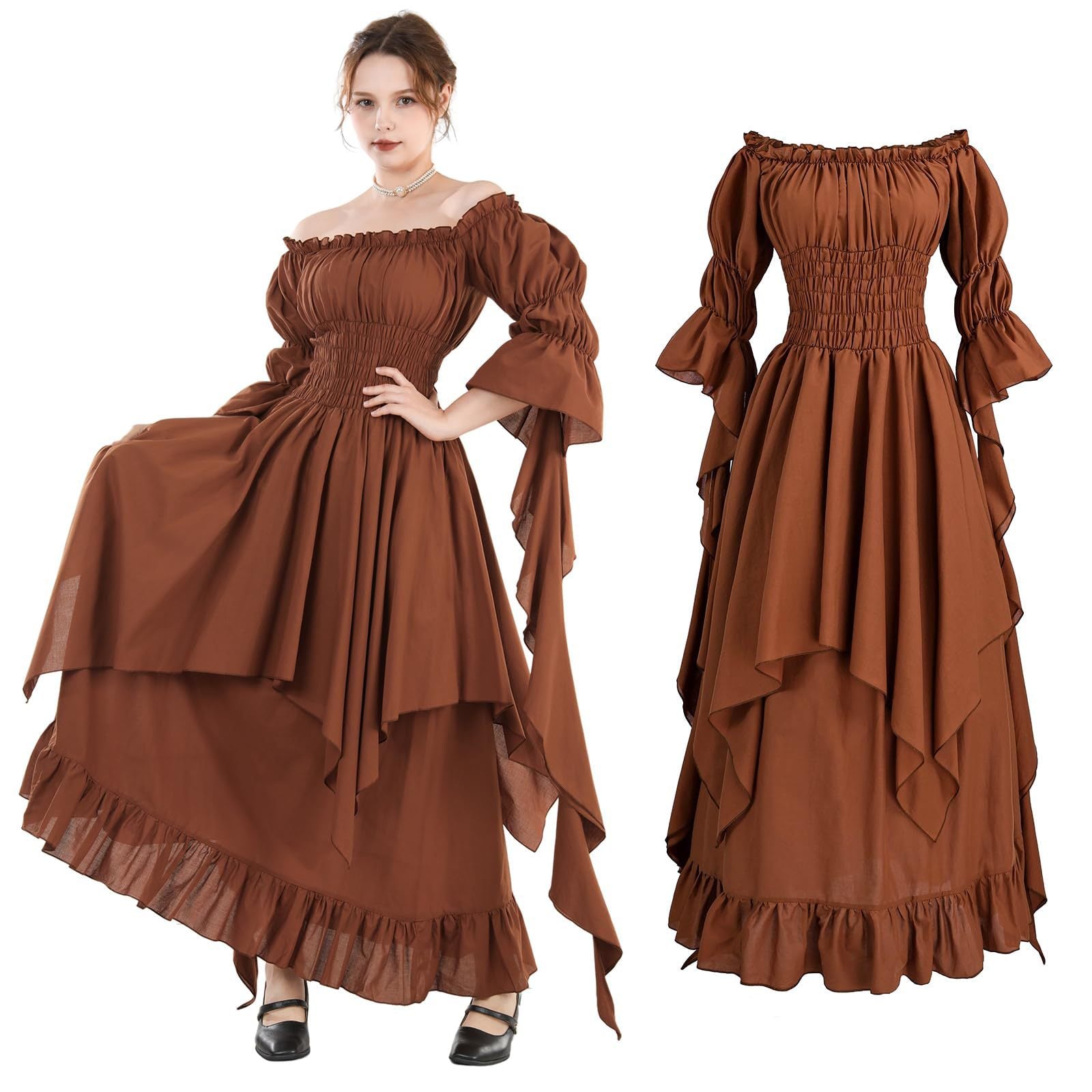 Halloween costume, medieval Renaissance retro dress