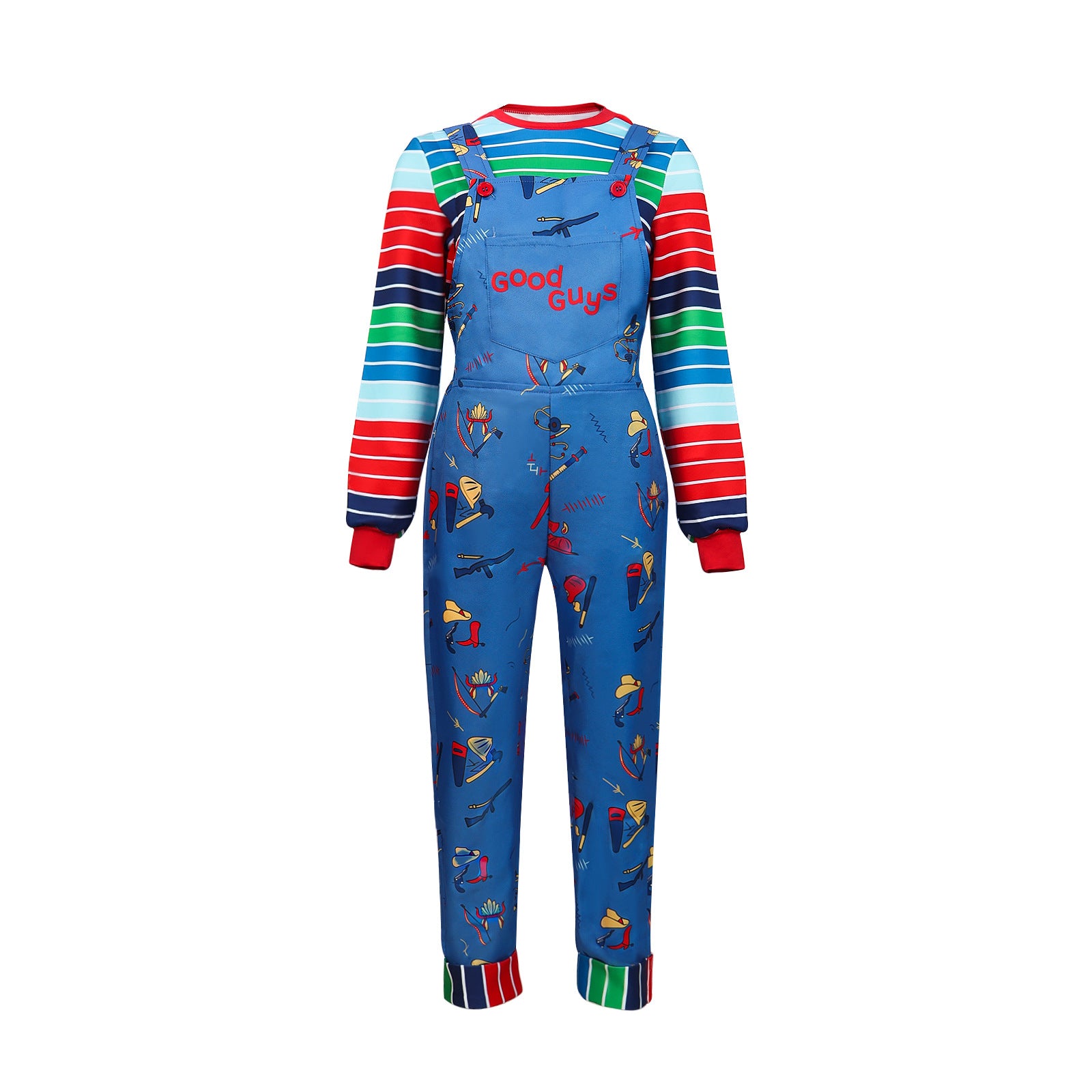 Halloween Chucky Cosplay Overalls Costume Child's Outfit