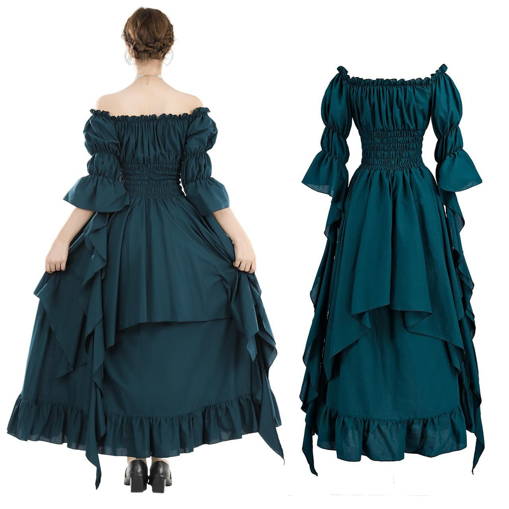 Halloween costume, medieval Renaissance retro dress